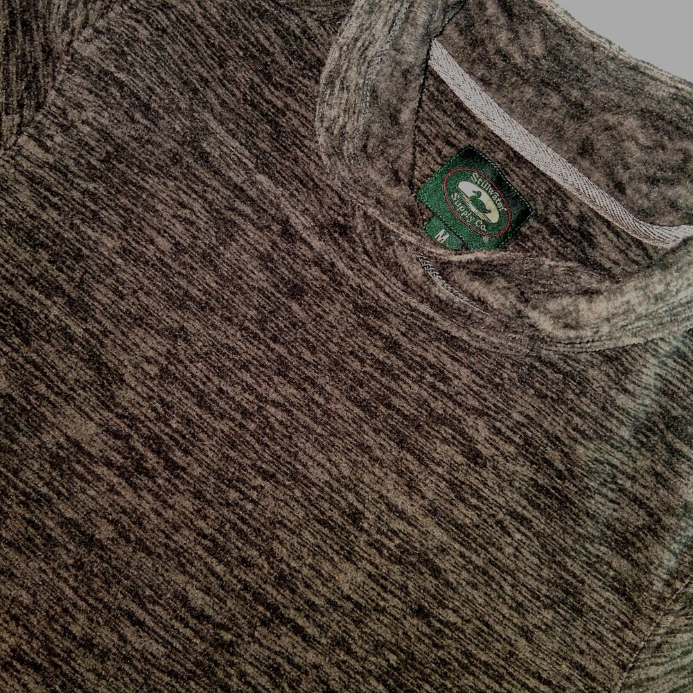 Stillwater Supply Co. Womens Mock Neck Pullover Top Gray Heathered‎ Medium